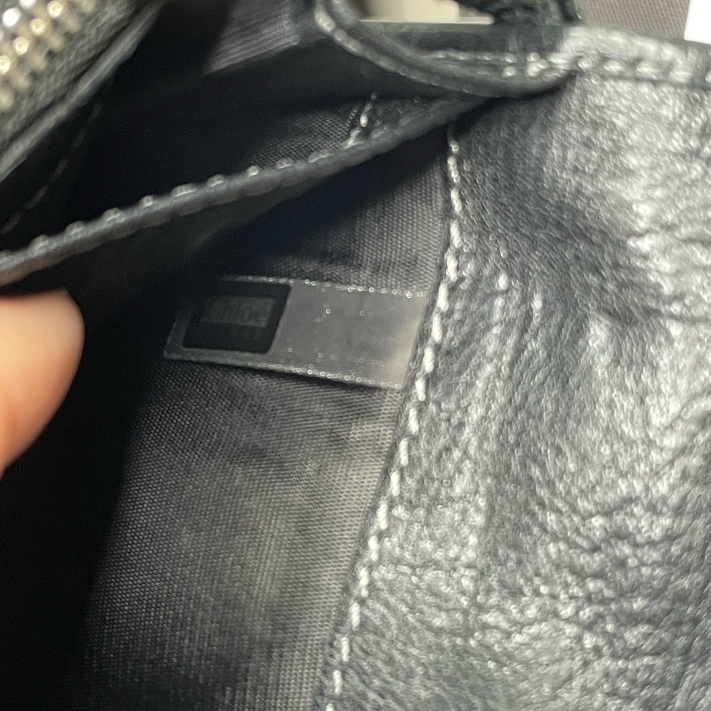 Chloe Paddington Long Black Leather Wallet with Gold Studs - Picture 9 of 12